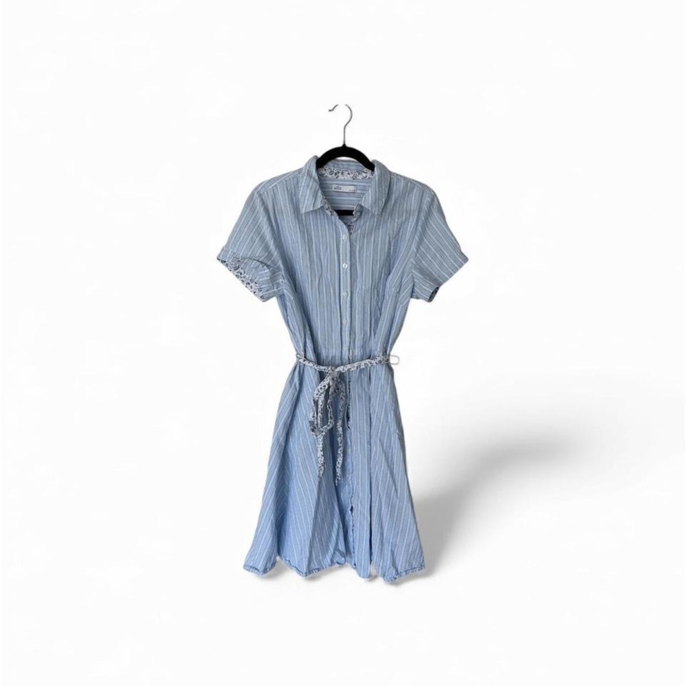 Blue Stripe Prairie Dress